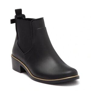 Kate Spade Black Sedgewick Chelsea ankle rain boot size 7